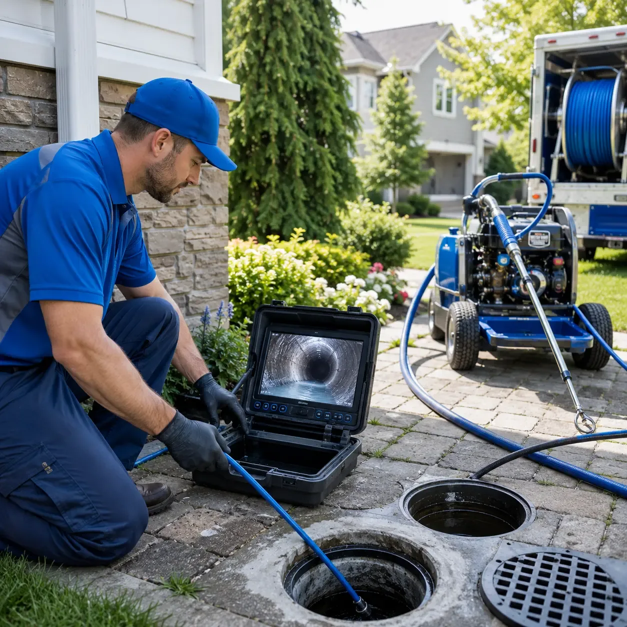 Outdoor drain cleaning professionals serving Charlotte Hall, MD